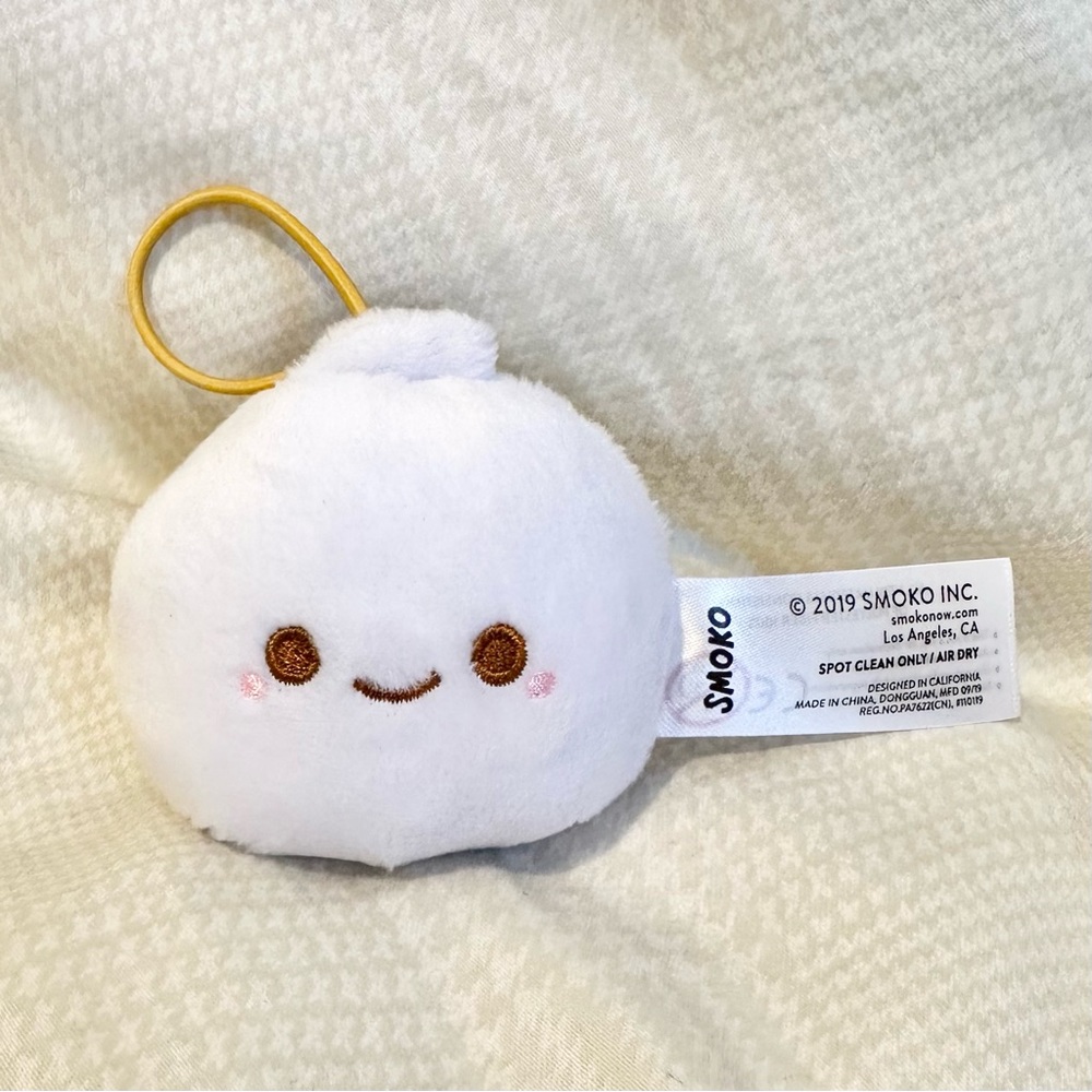 Brand New 6 cm Smoko Dumpling Bao Plush Toy Keychain 🥟